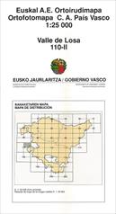 Ortofotomapa 1:25000. 110-II, Valle de Losa