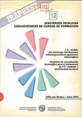 Iraprest 91-92 : cursos form.: junio 1991