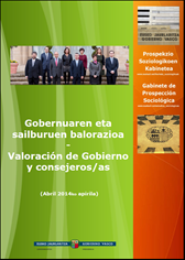 Gobernuaren eta sailburuen balorazioa (2014)