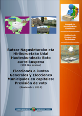 Batzar Nagusietarako eta hiriburuetako udal 