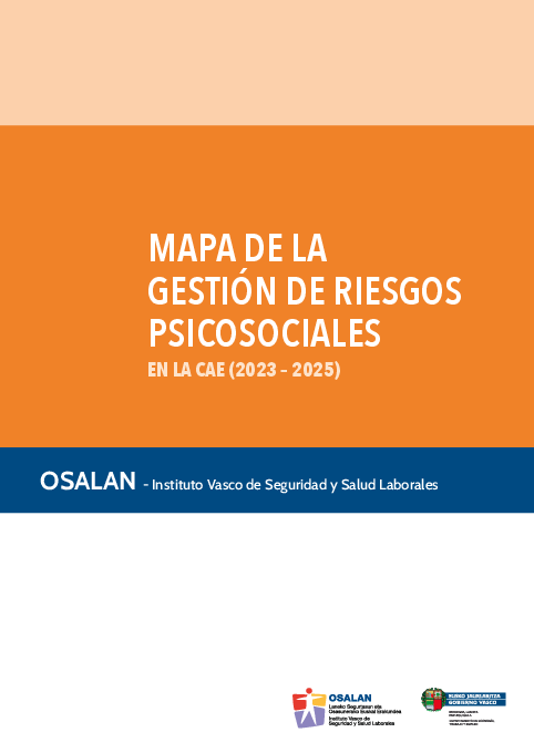 Mapa de la Gesti&oacute;n de Riesgos Psicosociales en la CAE (2023 - 2025)