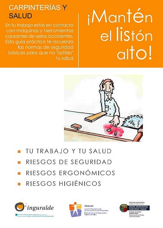 ¡Mantén el listón alto!: carpinterías y salud