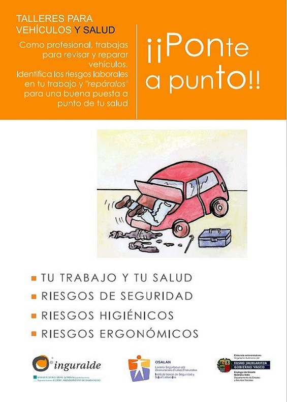 Ponte a punto: talleres para veh&iacute;&shy;culos y salud
