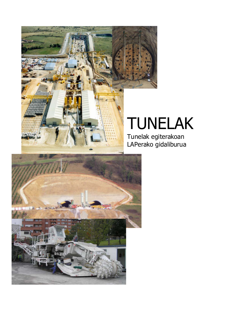 Tunelak egiterakoan LAPerako gidaliburua
