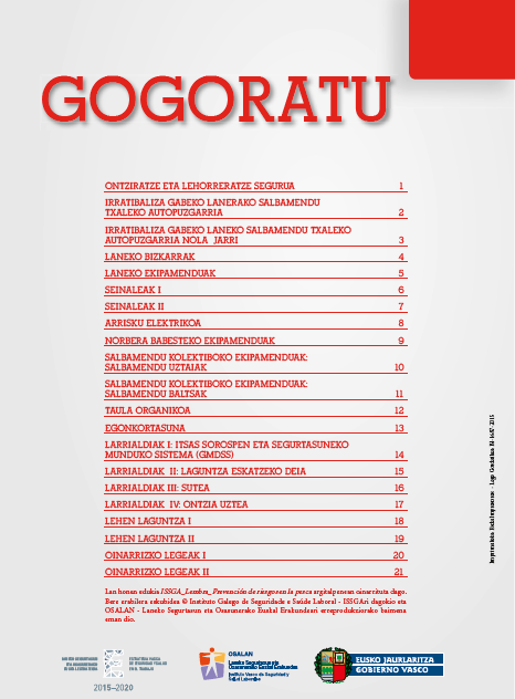 Gogoratu: Arrantzan laneko arriskuen prebentzioari buruzko fitxa-bilduma
