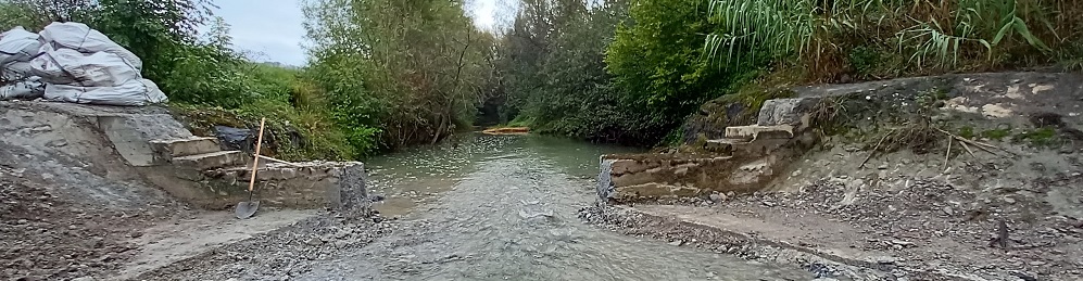 Demolición de dos pequeñas presas en el Nervión a su paso por Orduña