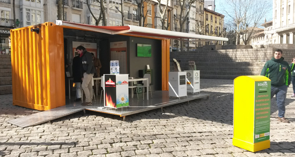 Biomasa zure etxean erakusketa