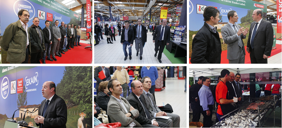 Eroski Natur Euskal Okela Ekain haragiaren aurkezpena