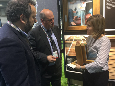 Bittor Oroz y Peli Manterola en la Carrefour International du Bois