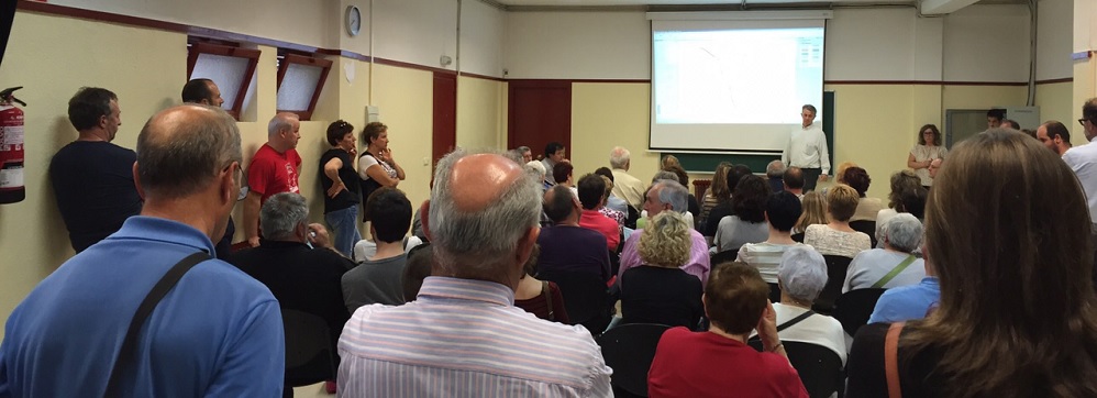 Reuni&oacute;n con el vecindario de Martutene