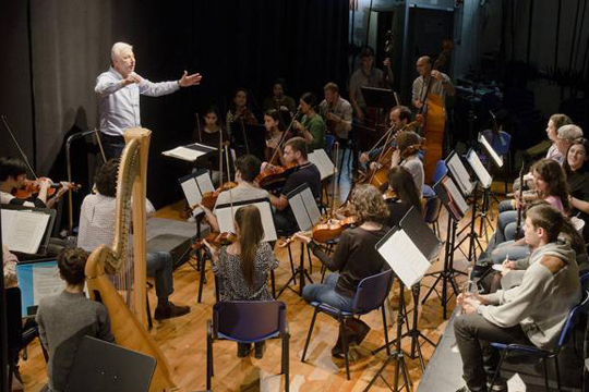 EHUorkestra Sinfonikoa, lehen kontzertua emateko prest