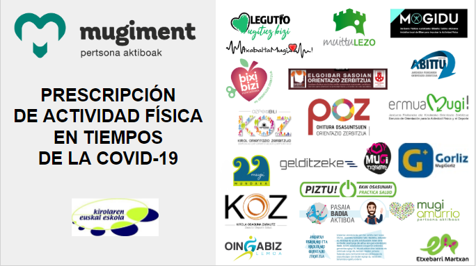 Irudia - Jarduera fisikoaren preskripzioa COVID-19 garaian. Kiroleskolako webinarra