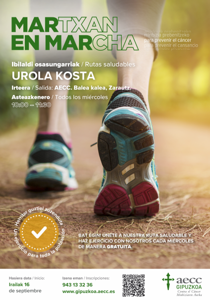 Imagen - La Asociaci&oacute;n Contra el Cancer de Gipuzkoa (AECC Gipuzkoa) promueve la actividad f&iacute;sica