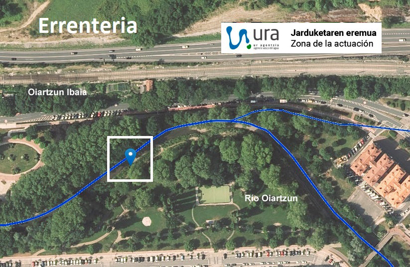 Jardunaren kokapena Errenterian