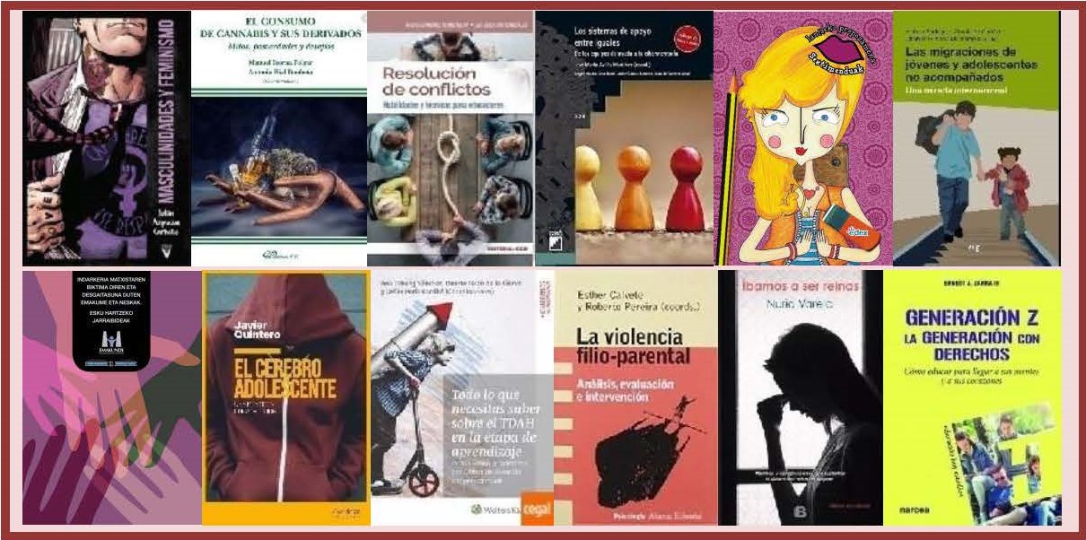 Algunos de los libros adquiridos en el centro de documentaci&oacute;n del Observatorio en 2020