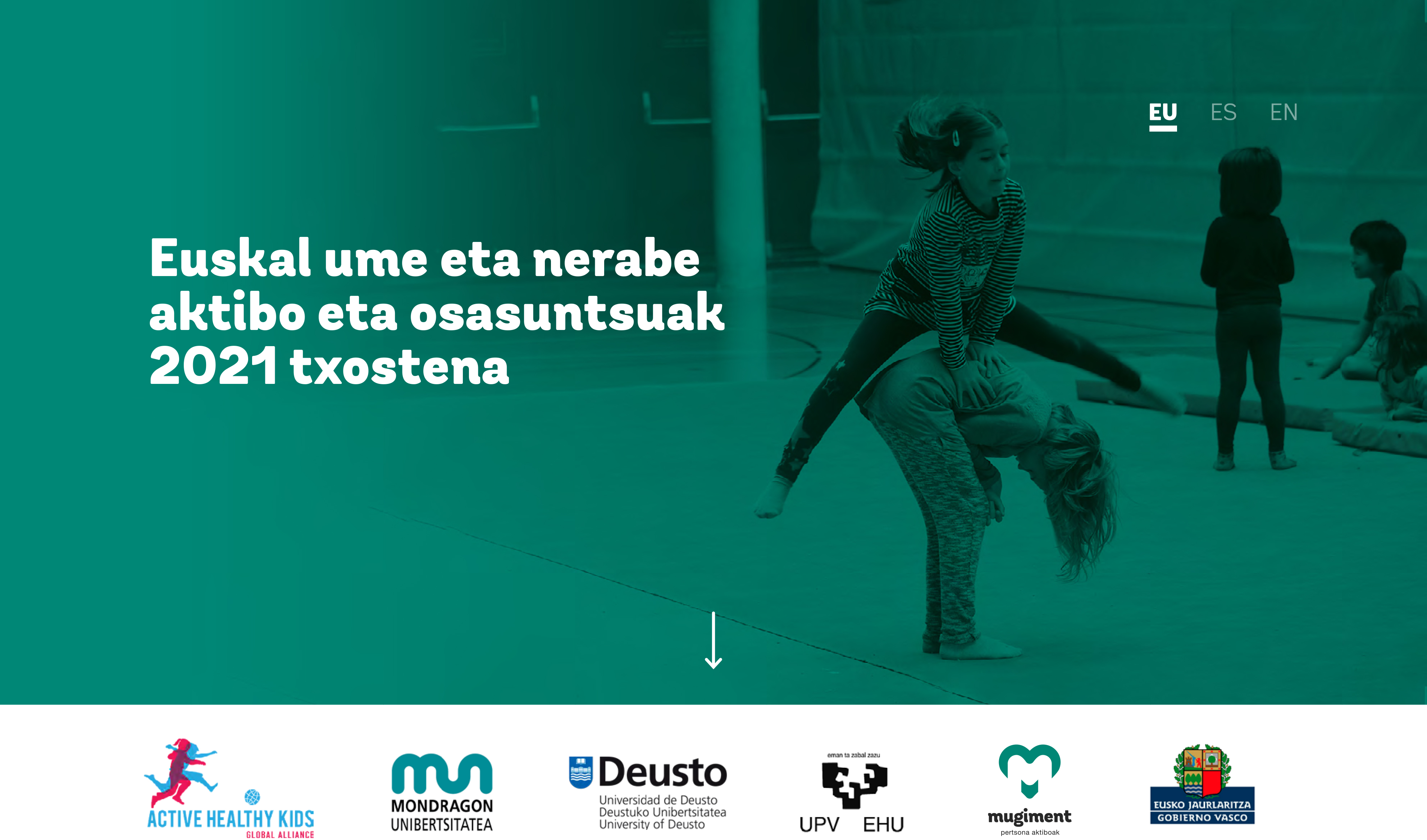 Irudia - Euskal ume eta nerabe aktibo eta osasuntsuak 2021 txostena