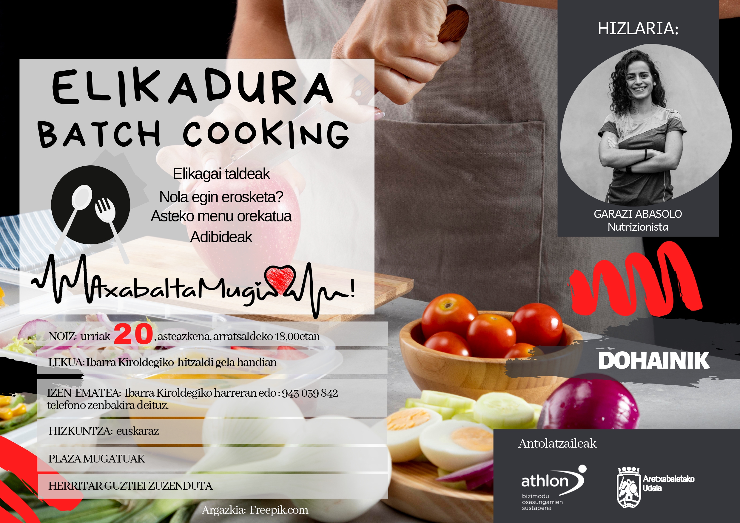 Imagen-AtxabaltaMugi organiza una serie de charlas para fomentar la alimentación saludable