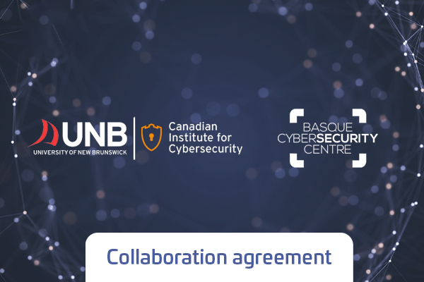 Imagen del acuerdo de colaboraci&oacute;n entre el BCSC y The Canadian Institute for Cybersecurity (CIC).