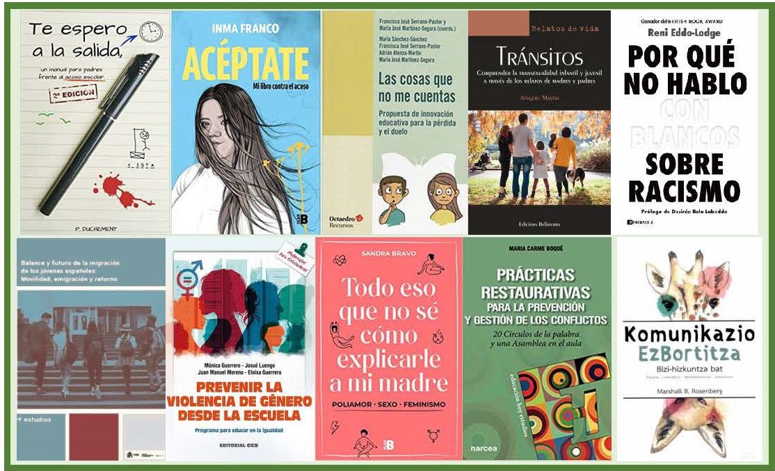 Algunos de los libros adquiridos en el centro de documentaci&oacute;n del Observatorio en 2021