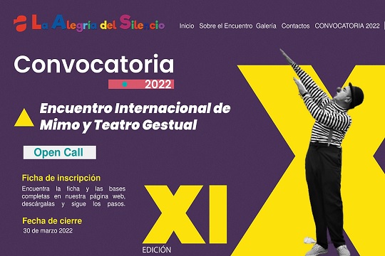 XI Encuentro Internacional de Mimo y Teatro Gestual "La Alegría del Silencio"