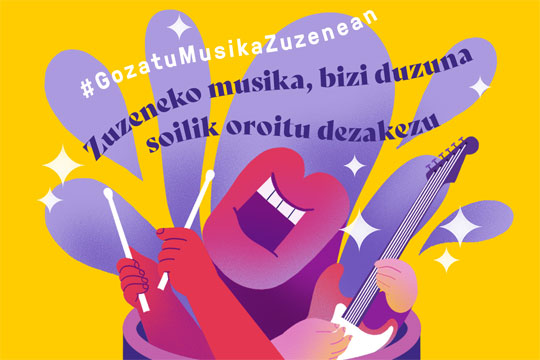 Zuzeneko musika, bizi duzuna soilik oroitu dezakezu #GozatuMusikaZuzenean