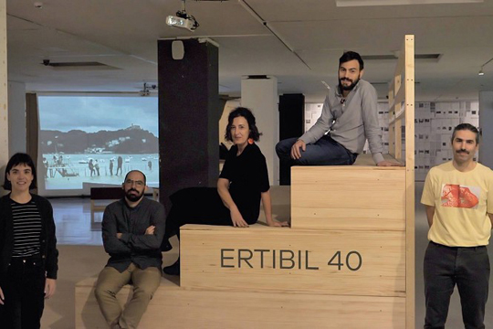 Sala Rekalde se convierte en un espacio diáfano y un ágora sobre la creación artística en Bizkaia en el 40 aniversario de ERTIBIL