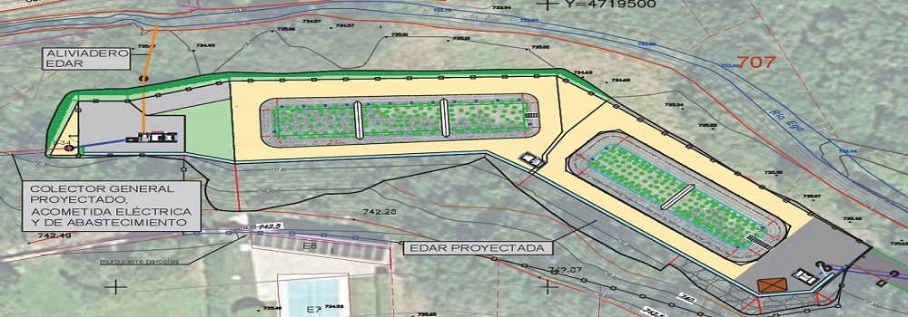 Plano de la nueva depuradora de Lagr&aacute;n (&Aacute;lava)