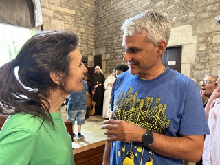 
      Melgosa, junto a los organizadores
    