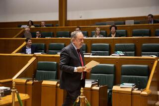 Imagen del artículo Comparecencia del Consejero Pedro Azpiazu ante el Pleno del Parlamento Vasco para presentar el Proyecto de Ley del Instituto Vasco de Finanzas