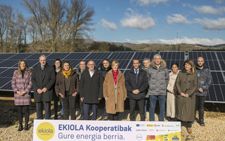 Imagen del artículo El parque solar Ekiola Mendialdea comienza a producir energía