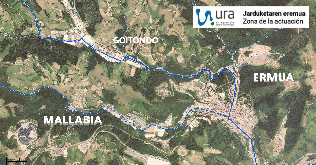 Imagen del artículo En licitación las obras de saneamiento de los municipios de Mallabia y Ermua para el tramo Goitondo-Ermua