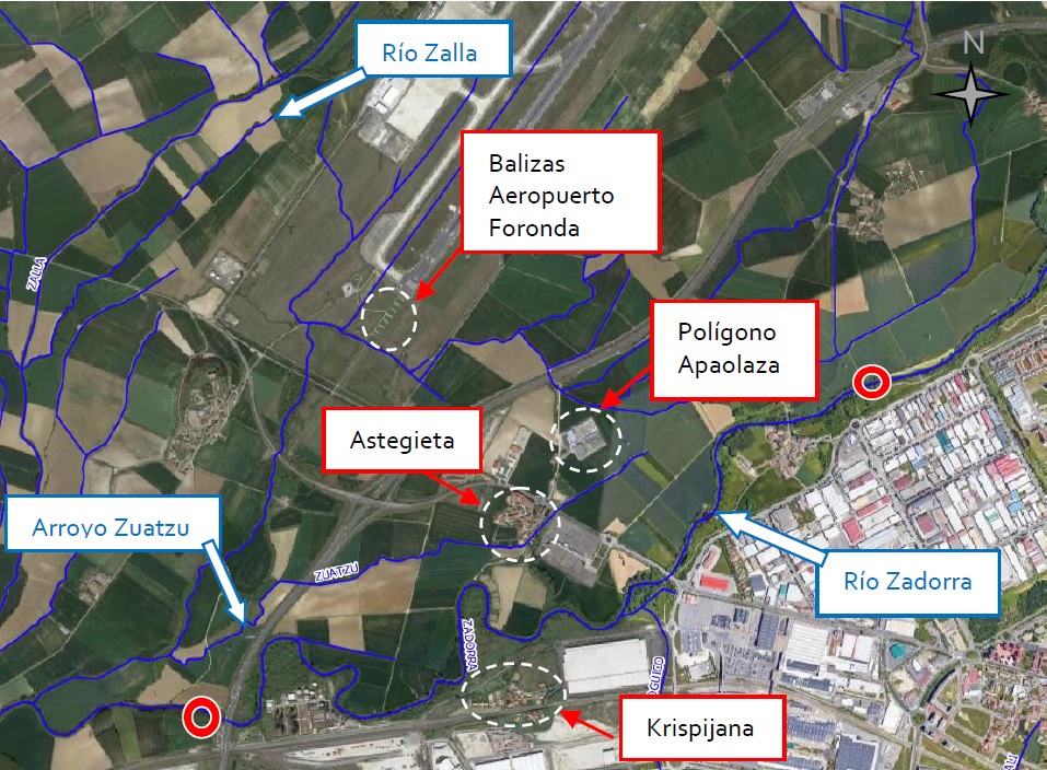 Infograf&iacute;a de las obras de la fase IV del Zadorra