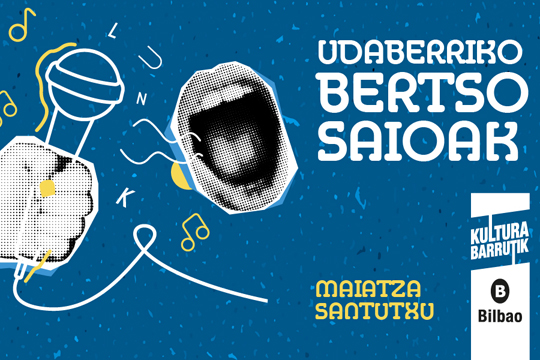 La plaza del Karmelo de Santutxu acoge una nueva edición de "Udaberriko Bertso Saioak" con 3 sesiones y un bertso-poteo en mayo