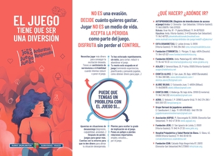 Imagen del artículo Gobierno Vasco distribuye 15.000 folletos informativos sobre los riesgos y primeros indicios del juego problemático