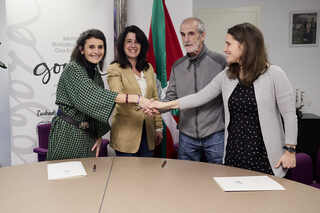 Imagen del artículo El Instituto Gogora y la Asociación de Víctimas del 3 de Marzo firman un convenio de colaboración