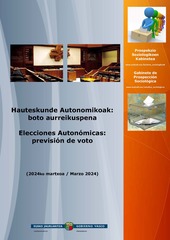 Imagen del artículo El Gobierno Vasco hace público un estudio sobre previsión de voto en el caso de celebrarse ahora las Elecciones Autonómicas