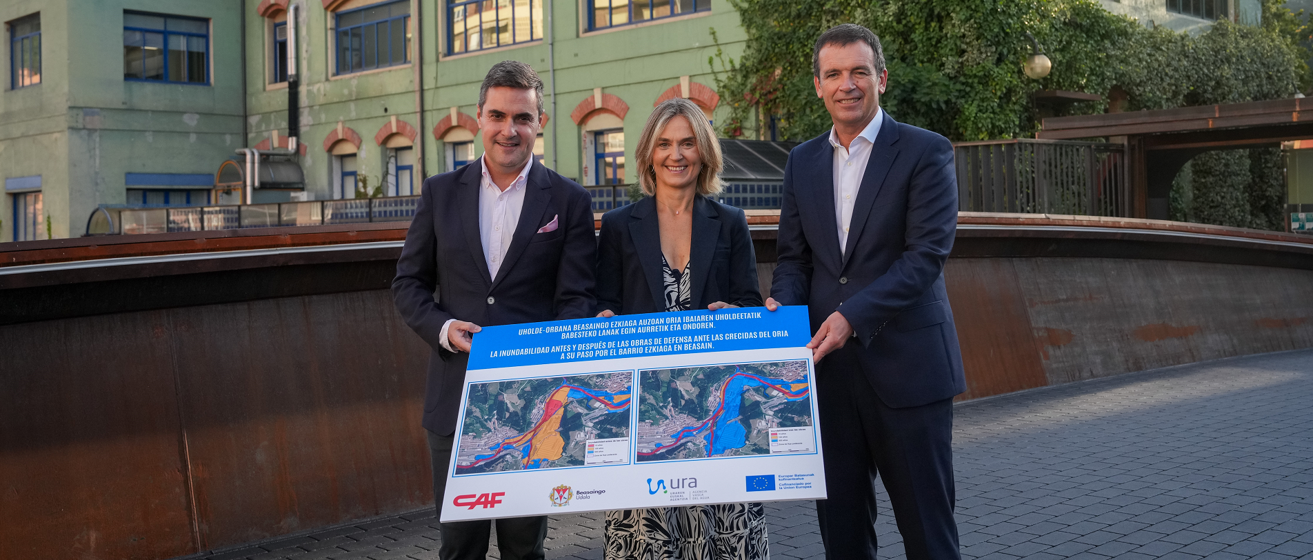 Industriako Sailburua, Beasaingo Alkate andrea eta CAF-eko giza-baliabideen zuzendaria Beasaingo lanean