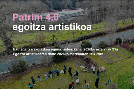 Residencia artística Patrim 4.0 en el Caserío Museo Igartubeiti: convocatoria de 2025