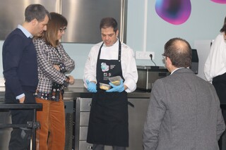 
      Barredo, en Basque Food Laboratory de Artxanda
    