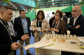 
      La consejera Amaia Barredo en Conxemar, en Vigo
    