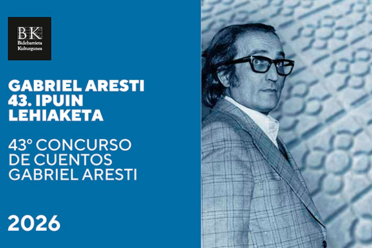 El Ayuntamiento de Bilbao abre el 15 de enero el plazo para participar en la 43&ordf; edici&oacute;n del Concurso de Cuentos Gabriel Aresti