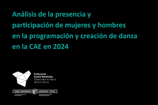 An&aacute;lisis de la presencia y participaci&oacute;n de mujeres y hombres en la programaci&oacute;n y creaci&oacute;n de danza en la CAE en 2024