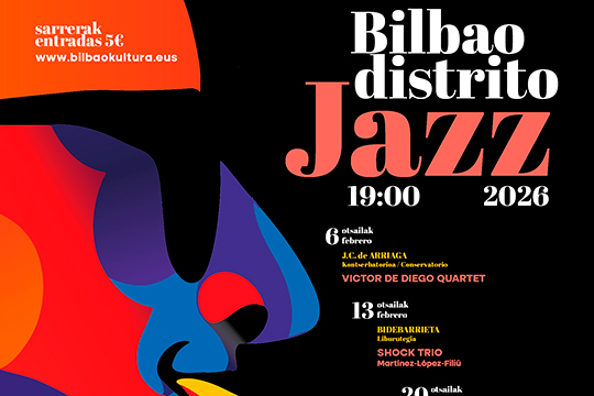 Bilboko Udalak "Bilbao Distrito Jazz" programaren edizio berri bat jarriko du abian, hiriko auzoetara generoa hurbilduko duten 6 kontzerturekin