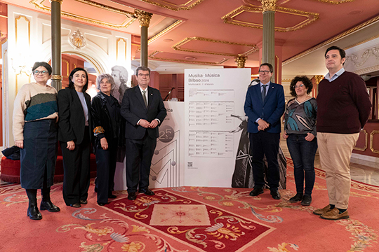 El Ayuntamiento de Bilbao presenta la 25&ordm; edici&oacute;n del Festival Musika-M&uacute;sica, que se celebrar&aacute; los d&iacute;as 6, 7 y 8 de marzo