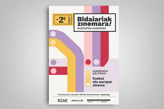 "Bidaiariak, zinemara!" kanpaina itzuli da, euskal eta europar zinema sustatzeko