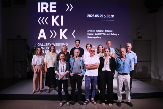 Arte Galerien Elkarteak eta Tabakalerak "Irekiak Gallery Weekend"en seigarren edizioa aurkeztu eta data-aldaketa iragarri dute