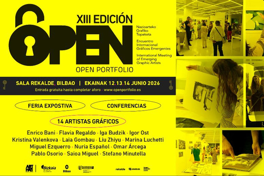 OPEN Portfoliok Europa, Asia eta Latinoamerikatik etorritako hamalau artista elkartuko ditu Bilbon OPEN Portfoliok Europa, Asia eta Latinoamerikatik etorritako hamalau artista elkartuko ditu Bilbon