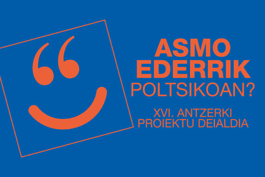 "Poltsiko Antzerki Sorkuntza" 2026/2027: XVII convocatoria de proyectos "Poltsiko Antzerki Sorkuntza" 2026/2027: XVII convocatoria de proyectos