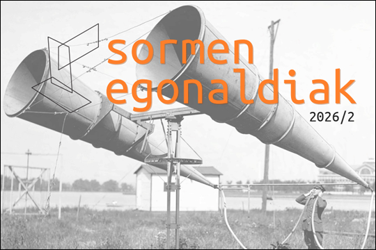 Sormen Egonaldiak 2026 (2. deialdia)