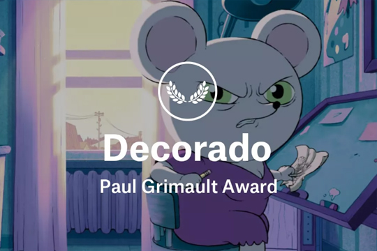 "Decorado" conquista el Premio Paul Grimault, uno de los principales galardones de Annecy, la cita de referencia mundial para el cine de animación "Decorado" conquista el Premio Paul Grimault, uno de los principales galardones de Annecy, la cita de referencia mundial para el cine de animación